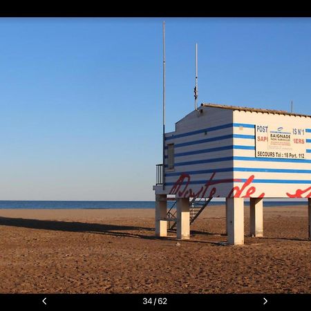 Maison Chalet 200 M De La Plage Climatisation Et Wifi Груиссан Экстерьер фото