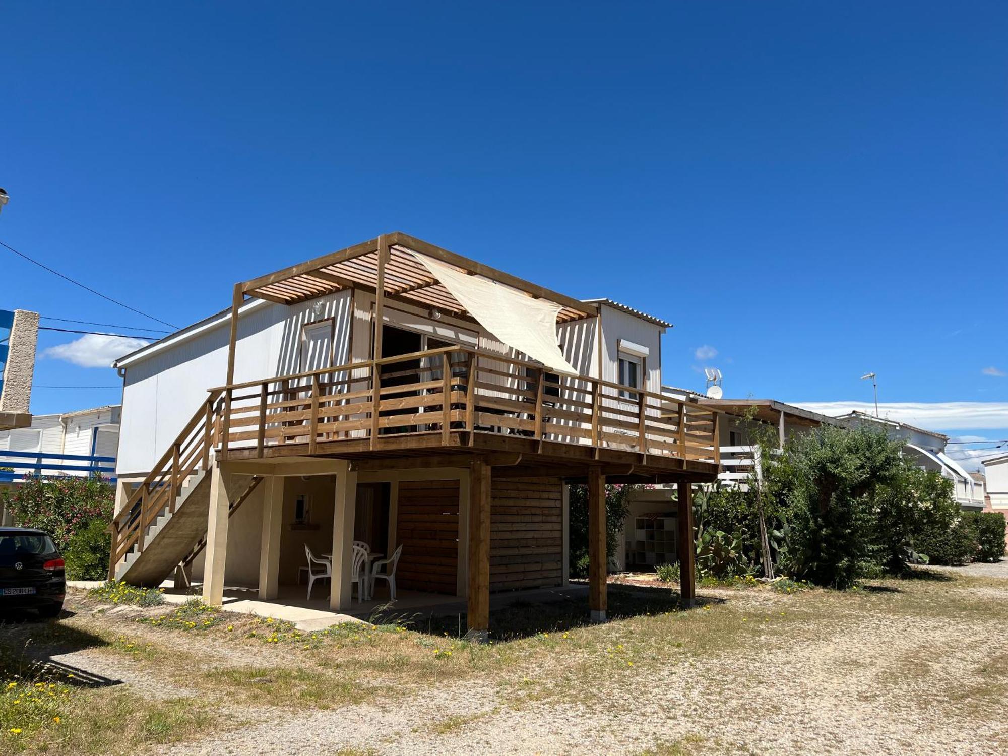 Maison Chalet 200 M De La Plage Climatisation Et Wifi Груиссан Экстерьер фото