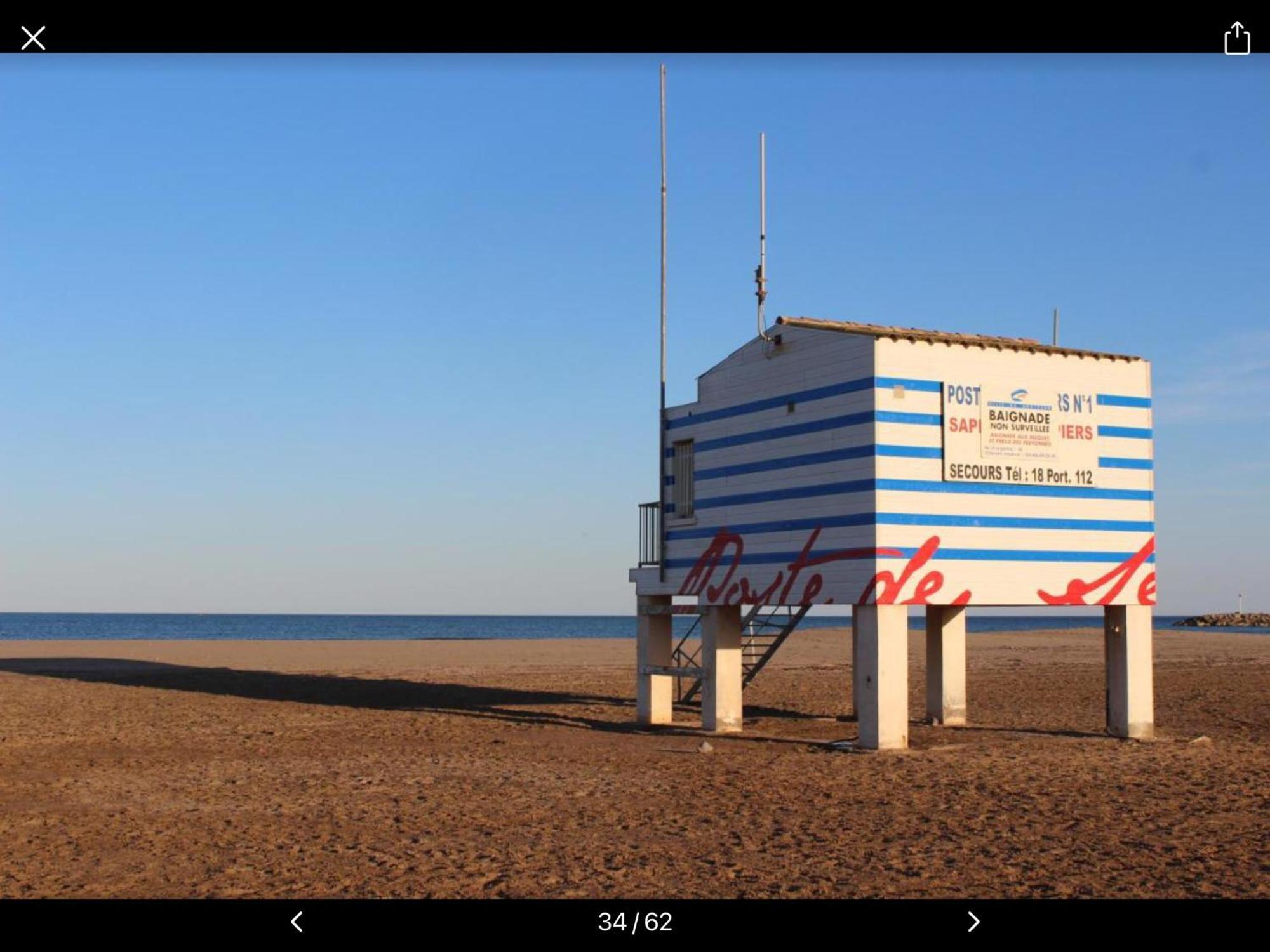 Maison Chalet 200 M De La Plage Climatisation Et Wifi Груиссан Экстерьер фото